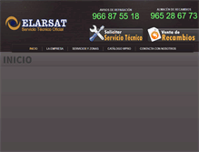 Tablet Screenshot of elarsat.com